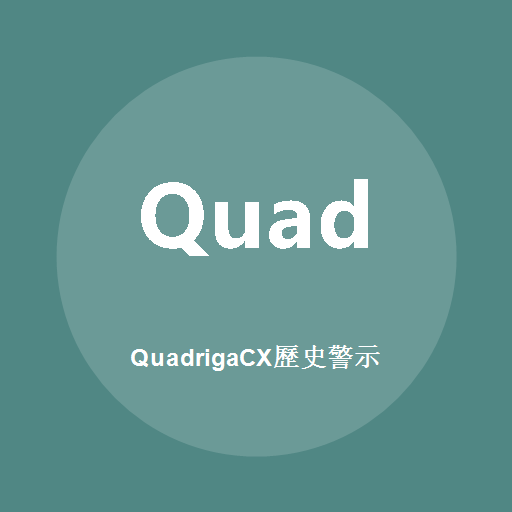 Quadrigacx (History) 로고